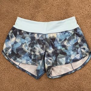 Lululemon speed up shorts, size 8, like new condition